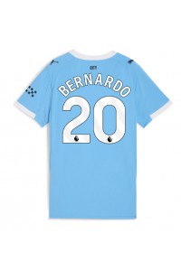 Manchester City Bernardo Silva #20 Jalkapallovaatteet Naisten Kotipaita 2025-26 Lyhythihainen
